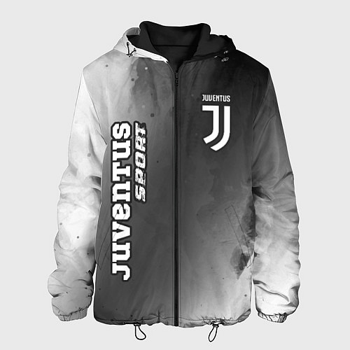 Мужская куртка ЮВЕНТУС Juventus Sport Абстракция / 3D-Черный – фото 1