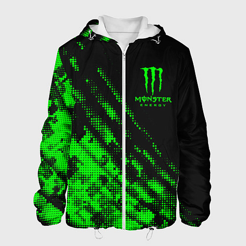 Мужская куртка Monster Energy Текстура / 3D-Белый – фото 1