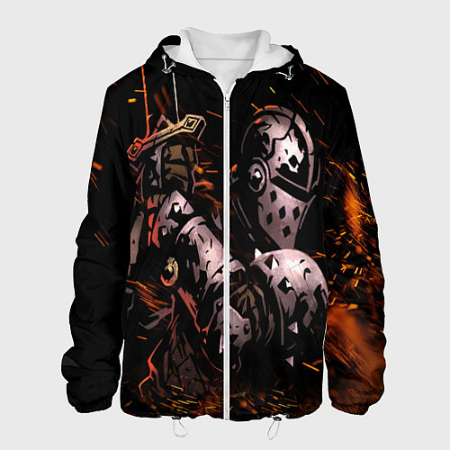 Мужская куртка Darkest Dungeon Fish and Bones / 3D-Белый – фото 1