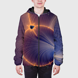 Куртка с капюшоном мужская Black Hole Tribute design, цвет: 3D-черный — фото 2