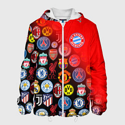 Куртка с капюшоном мужская BAYERN MUNCHEN BEST FC SPORT, цвет: 3D-белый