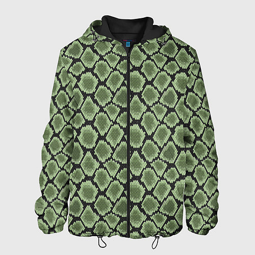 Мужская куртка Змеиная Шкура Snake / 3D-Черный – фото 1