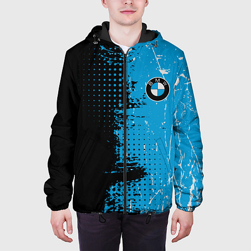 Мужская куртка BMW - КРАСКИ / 3D-Черный – фото 3