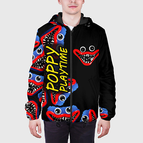 Мужская куртка Poppy Playtime Страх настигнет / 3D-Черный – фото 3