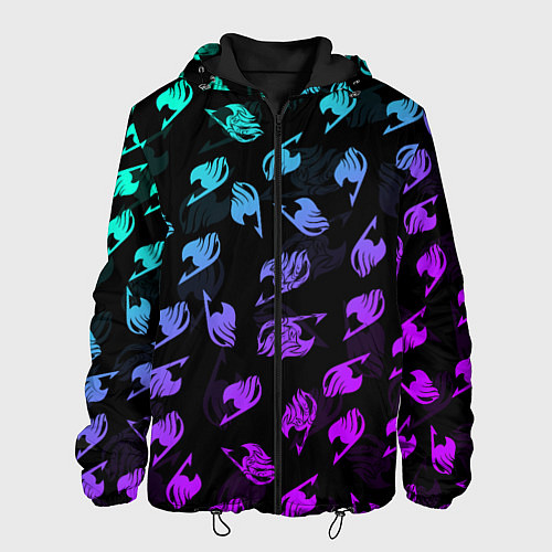 Мужская куртка FAIRY TAIL NEON LOGO SYMBOL / 3D-Черный – фото 1
