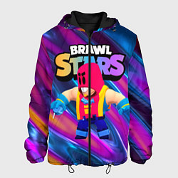 Куртка с капюшоном мужская GROM ГРОМ BRAWL STARS БРАВЛ СТАРС, цвет: 3D-черный