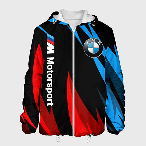 Мужская куртка BMW Логотип Узор / 3D-Белый – фото 1