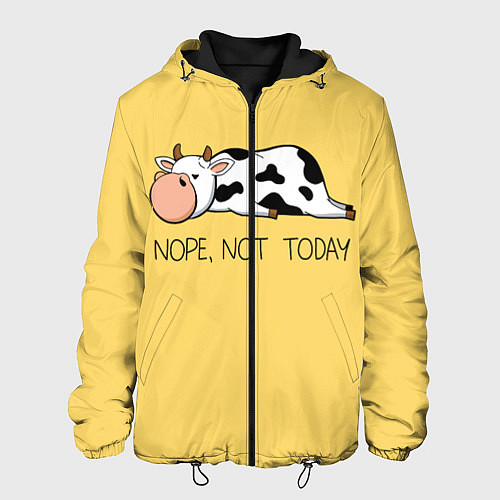 Мужская куртка Nope, not today / 3D-Черный – фото 1