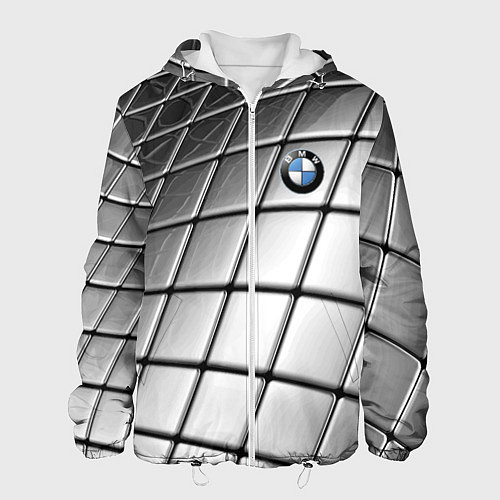 Мужская куртка BMW pattern 2022 / 3D-Белый – фото 1