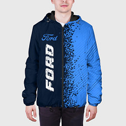 Куртка с капюшоном мужская ФОРД Ford Арт, цвет: 3D-черный — фото 2