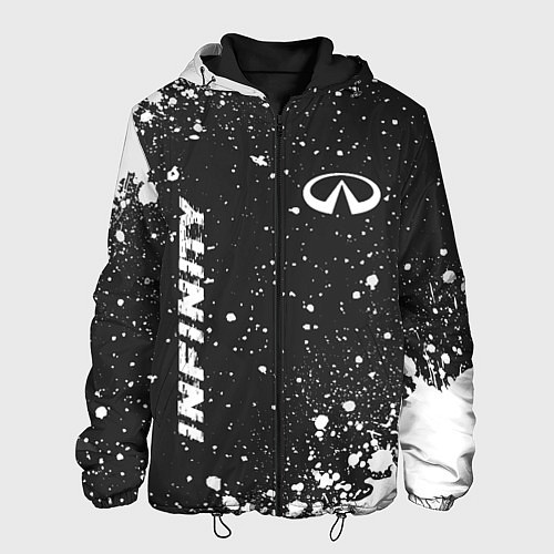 Мужская куртка INFINITI Infinity Брызги / 3D-Черный – фото 1