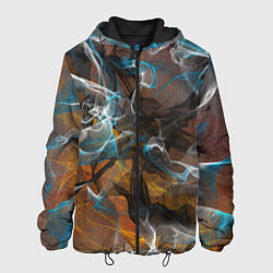 Куртка с капюшоном мужская Коллекция Get inspired! Абстракция F5-fl-139-158-4, цвет: 3D-черный
