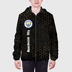 Куртка с капюшоном мужская МАНЧЕСТЕР СИТИ Manchester City 2, цвет: 3D-черный — фото 2