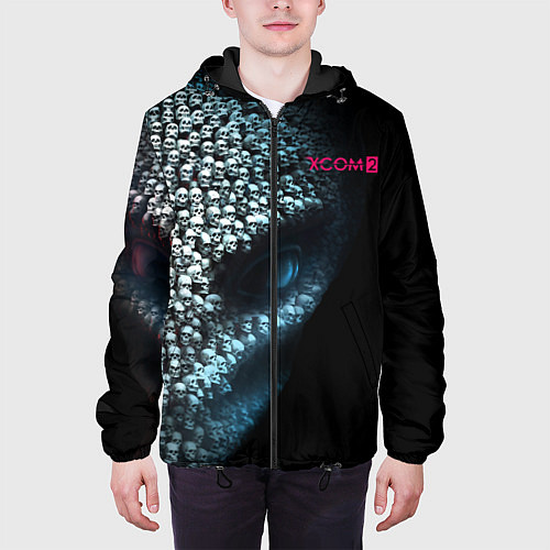 Мужская куртка X-COM 2 Skulls / 3D-Черный – фото 3