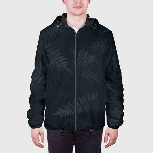 Мужская куртка Влажный Папоротник / 3D-Черный – фото 3