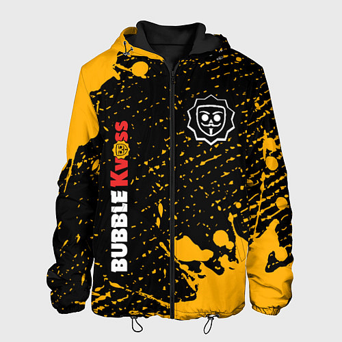 Мужская куртка БАБЛ КВАС - Брызги / 3D-Черный – фото 1
