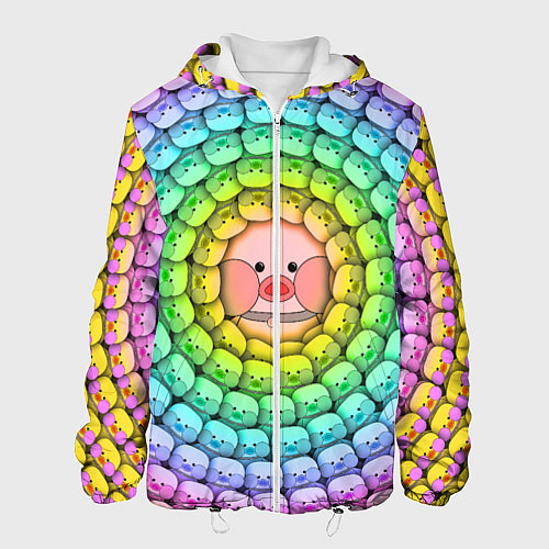 Мужская куртка Psychedelic Lalafanfan / 3D-Белый – фото 1