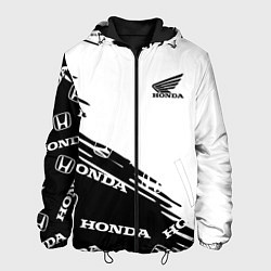 Куртка с капюшоном мужская Honda sport pattern, цвет: 3D-черный