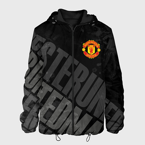 Мужская куртка Manchester United , Манчестер Юнайтед / 3D-Черный – фото 1