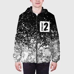 Куртка с капюшоном мужская DYING LIGHT 2 - Краски, цвет: 3D-черный — фото 2