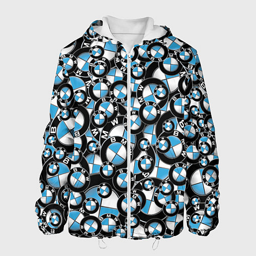 Мужская куртка BMW PATTERN LOGO / 3D-Белый – фото 1