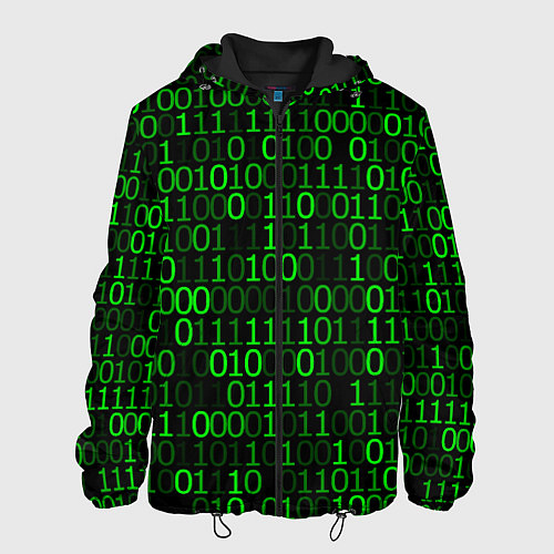Мужская куртка Бинарный Код Binary Code / 3D-Черный – фото 1