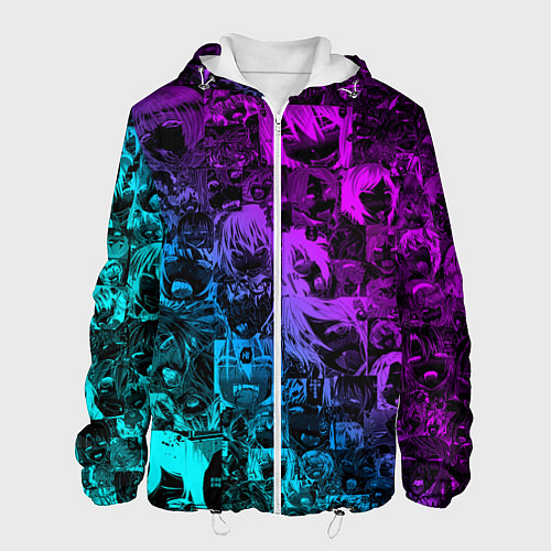Мужская куртка AHEGAO NEON GIRL НЕОНОВЫЙ АХЕГАО / 3D-Белый – фото 1