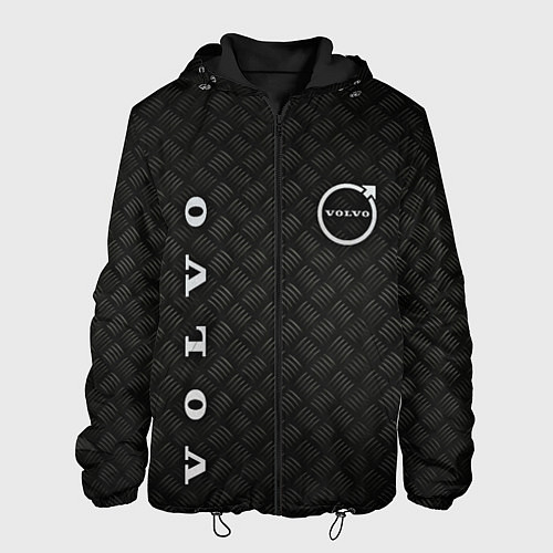 Мужская куртка Логотип VOLVO на металле / 3D-Черный – фото 1