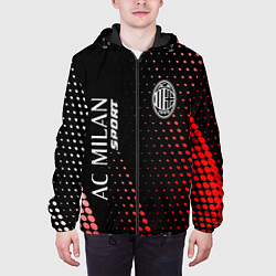 Куртка с капюшоном мужская МИЛАН Sport Абстракция, цвет: 3D-черный — фото 2