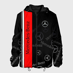 Куртка с капюшоном мужская Mercedes Паттерн, цвет: 3D-черный