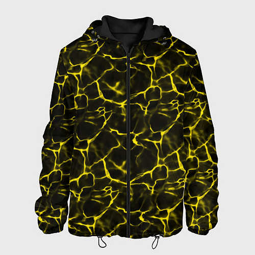 Мужская куртка Yellow Ripple Желтая Рябь / 3D-Черный – фото 1