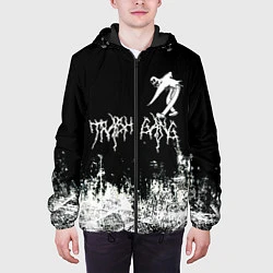 Куртка с капюшоном мужская Ghostemane Mercury Trash Gang Гостмейн Призрак гра, цвет: 3D-черный — фото 2