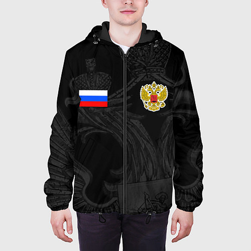 Мужская куртка ФОРМА РОССИИ RUSSIA UNIFORM / 3D-Черный – фото 3