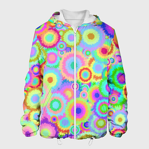 Мужская куртка Disco-Tie-Dye / 3D-Белый – фото 1