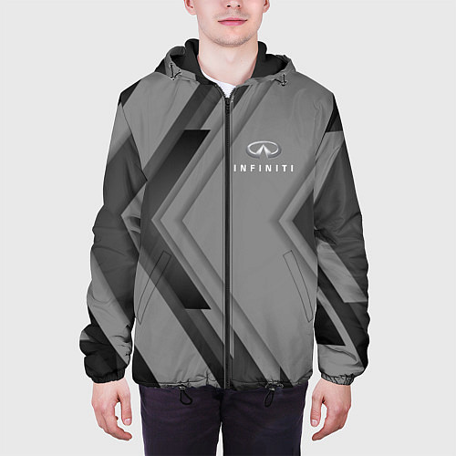 Мужская куртка Infinity Autosport / 3D-Черный – фото 3