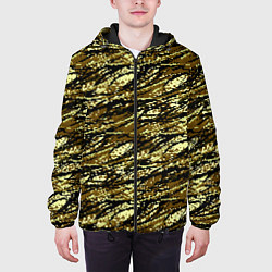 Куртка с капюшоном мужская Цифровой Охотничий Камуфляж, цвет: 3D-черный — фото 2