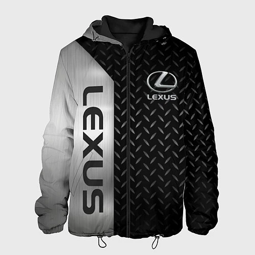 Мужская куртка Lexus Лексус Сталь матал / 3D-Черный – фото 1