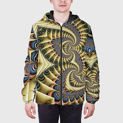 Мужская куртка Designer pattern / 3D-Черный – фото 3