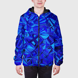 Куртка с капюшоном мужская Fashion pattern, цвет: 3D-черный — фото 2