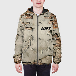 Куртка с капюшоном мужская Loft Interior Vanguard, цвет: 3D-черный — фото 2