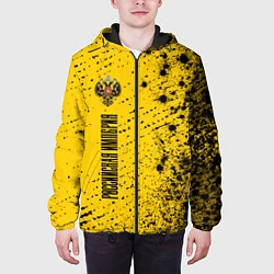 Куртка с капюшоном мужская RUSSIAN EMPIRE - ГЕРБ - Арт, цвет: 3D-черный — фото 2