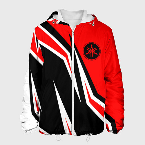 Мужская куртка ЯМАХА - YAMAHA Красный спортивный / 3D-Белый – фото 1