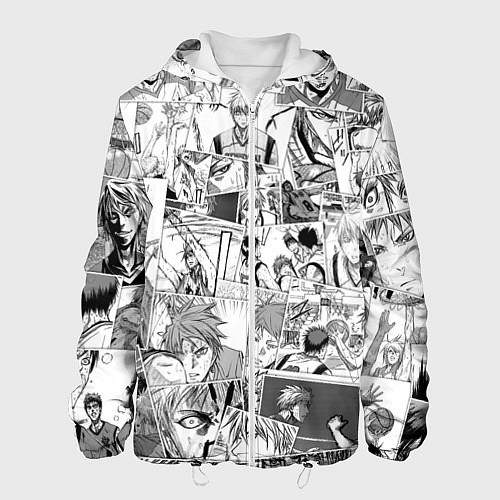 Мужская куртка Kuroko no Basket pattern / 3D-Белый – фото 1