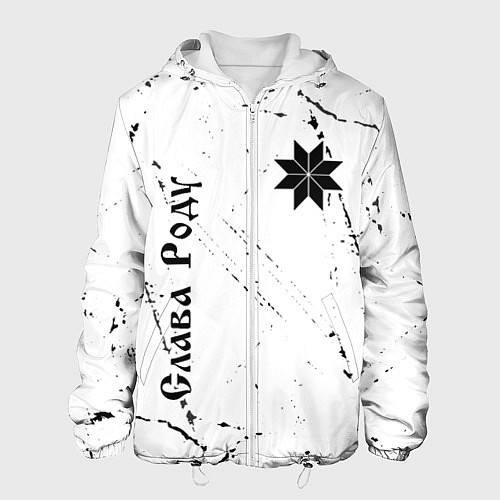 Мужская куртка СЛАВА РОДУ - АЛАТЫРЬ - Потертости / 3D-Белый – фото 1