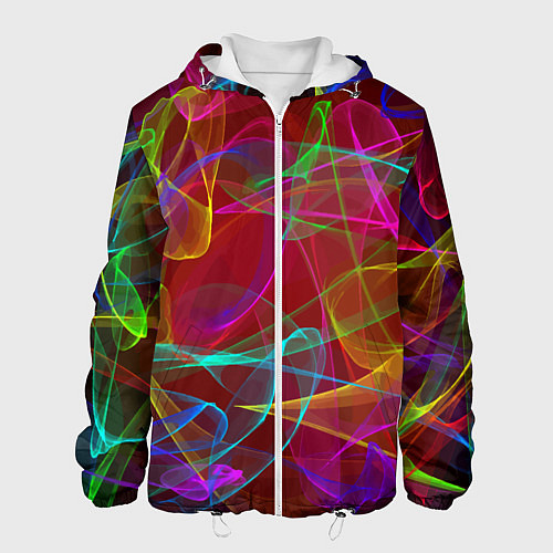 Мужская куртка Color neon pattern Vanguard / 3D-Белый – фото 1