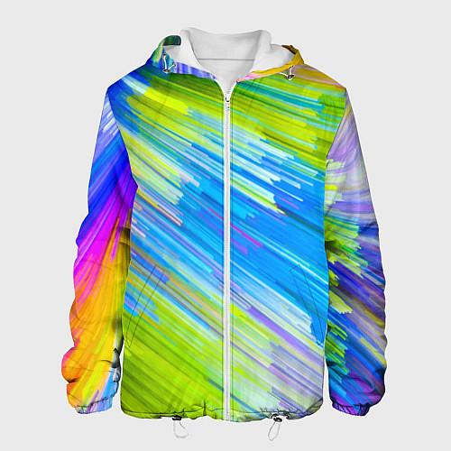 Мужская куртка Color vanguard pattern Raster / 3D-Белый – фото 1