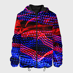 Куртка с капюшоном мужская Neon vanguard pattern 2022, цвет: 3D-черный