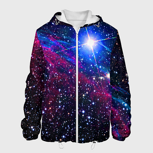Мужская куртка Открытый космос Star Neon / 3D-Белый – фото 1