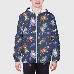 Куртка с капюшоном мужская Морские Котики: Цветное, цвет: 3D-белый — фото 2