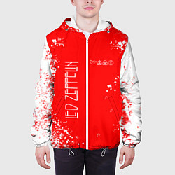 Куртка с капюшоном мужская ЛЕД ЗЕППЕЛИН LED ZEPPELIN, цвет: 3D-белый — фото 2